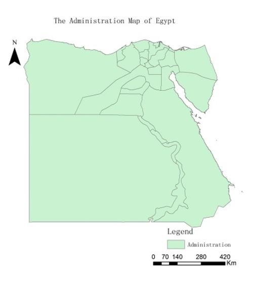 Basic national information database of Egypt
