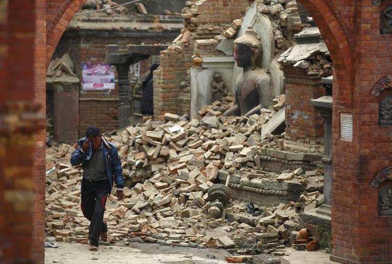 Nepal Disaster--- an earthquake measuring 7.9 on the Richter scale hit Nepal On April 25, 2015