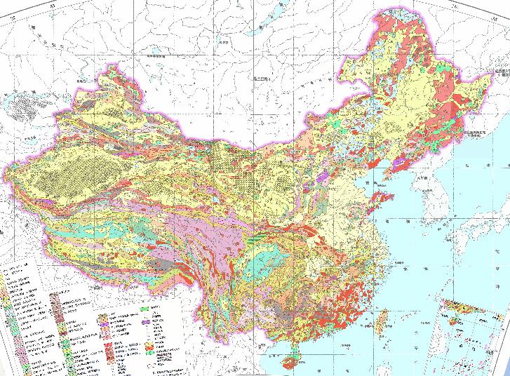 Geological online map of China