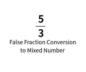 False Fraction Conversion to Mixed Number Calculator_Online Calculation Tool