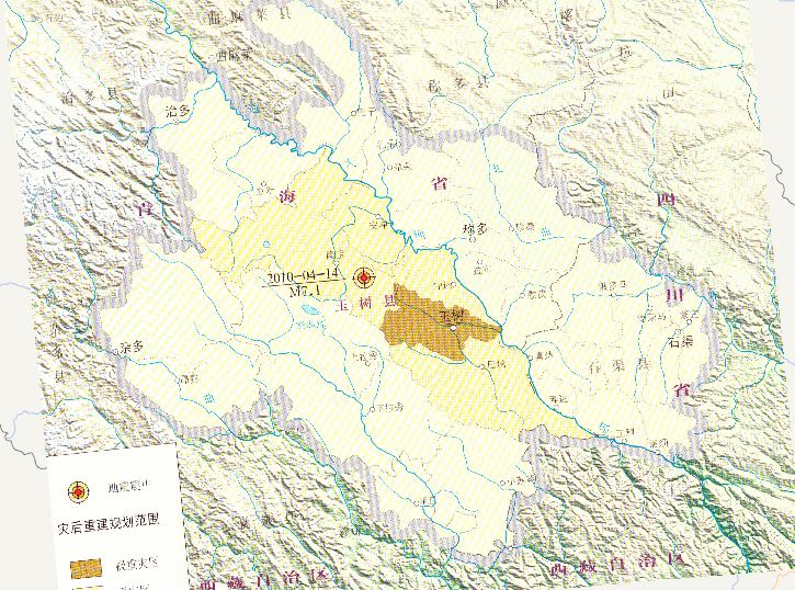 The scope online map of rehabilitation and reconstruction planning after the Yushu earthquake in 2010
