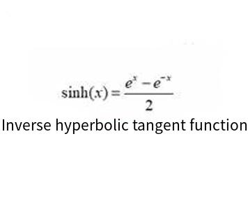 Inverse hyperbolic tangent function online calculation