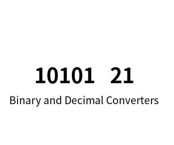 Binary and Decimal Converters_Online Calculation Tools