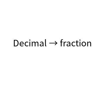 Decimal, fraction online calculator