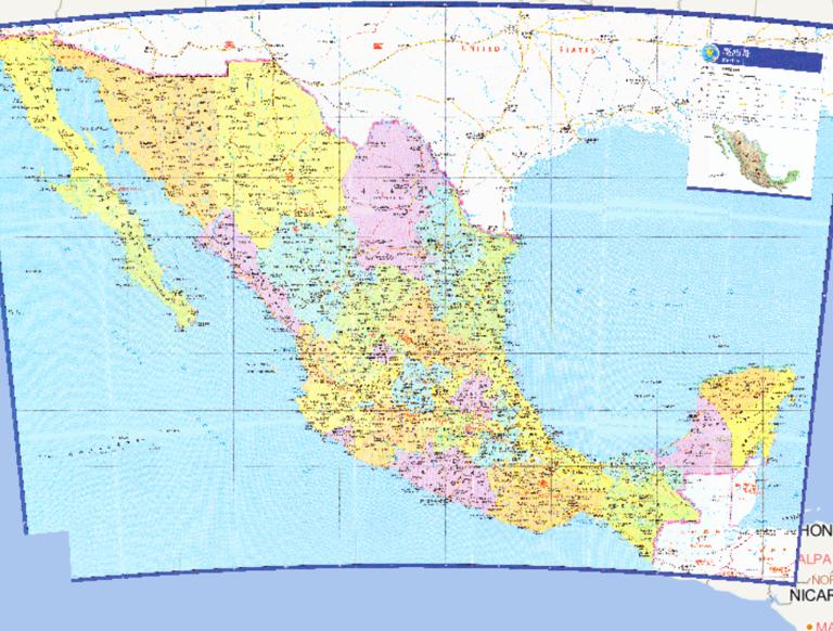 Mexico online map