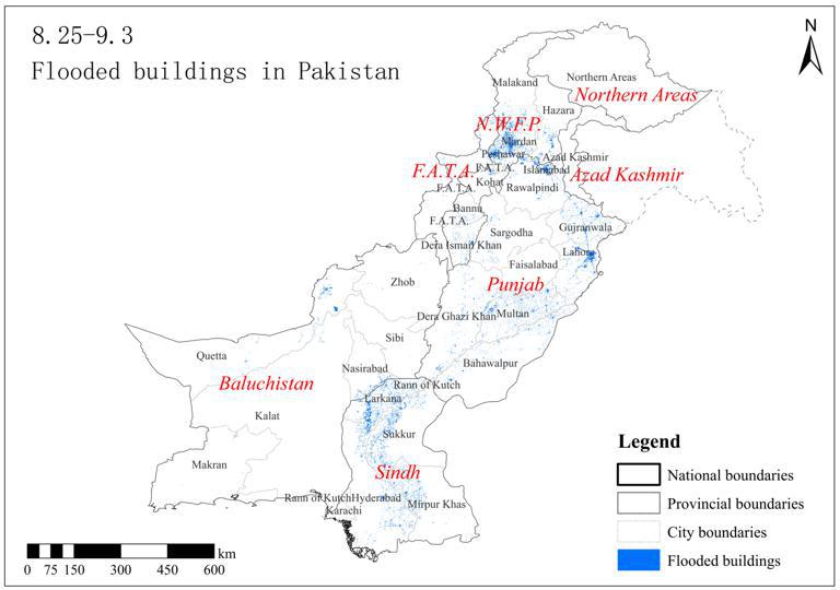 A dataset of flooded buildings across Pakistan (2022)