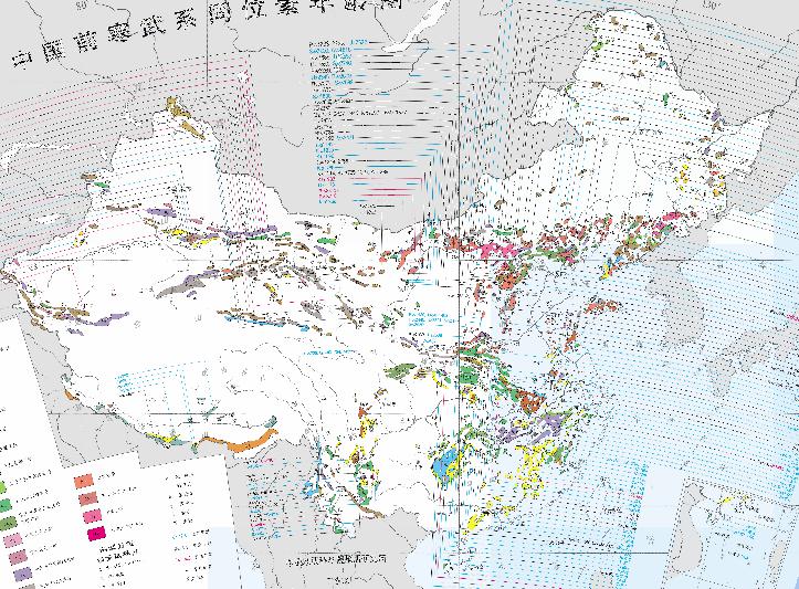 Isotopic Age Online Map of Precambrian in China