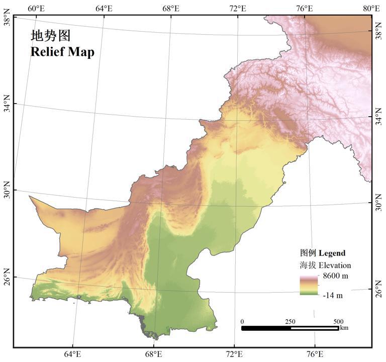 Pakistan terrain dataset