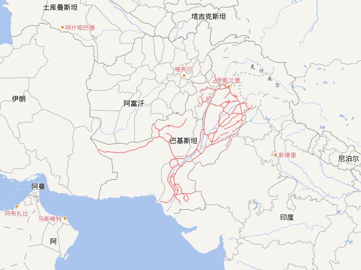 Pakistan railway online map