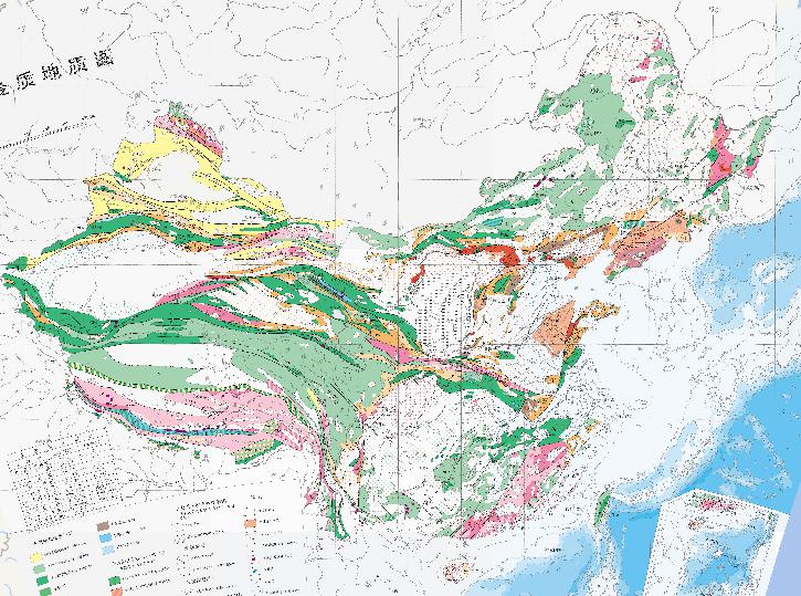 Metamorphic geological online map of China