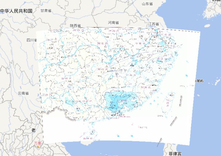 Online map of maximum daily rainfall of flood and waterlogging disasters in the south of China on May 6, 2010