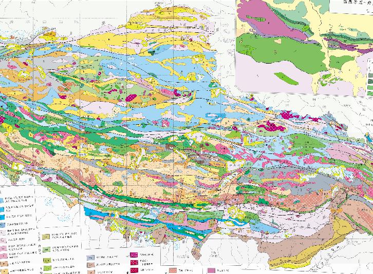 Geological Online Map of the Tibet Autonomous Region of China