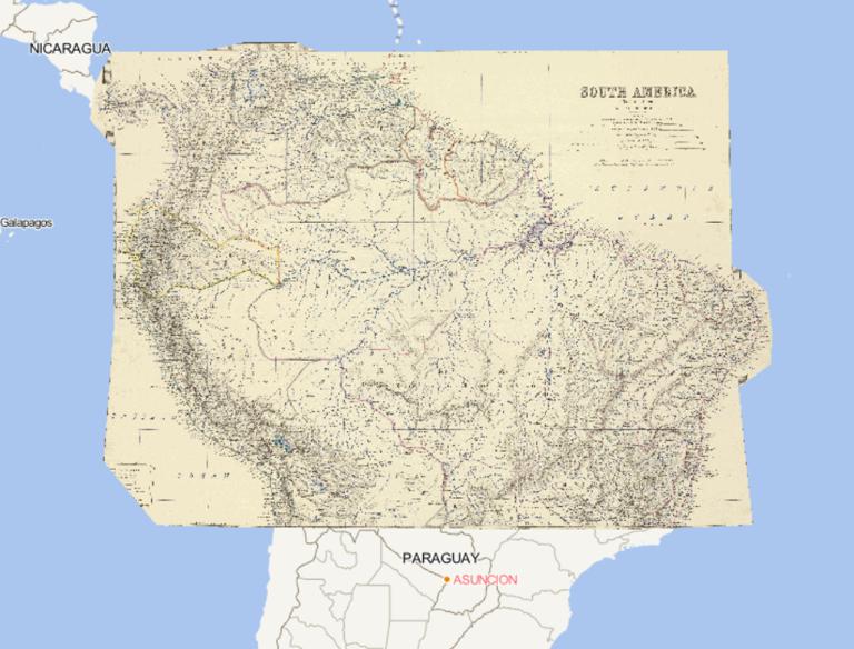 1869 North America online map