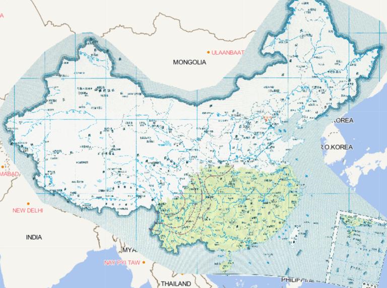 Online map of obstructive cold damage frequency during heading and flowering period of double season late indica rice in southern China