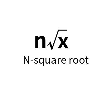 N-square root online calculation