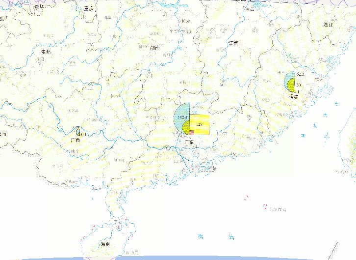 Typhoon-hit population online map of typhoon Fanapi(2010)