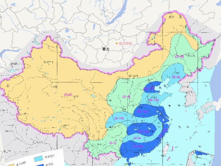 Online map of the types of droughts and floods in China during 1951-1980