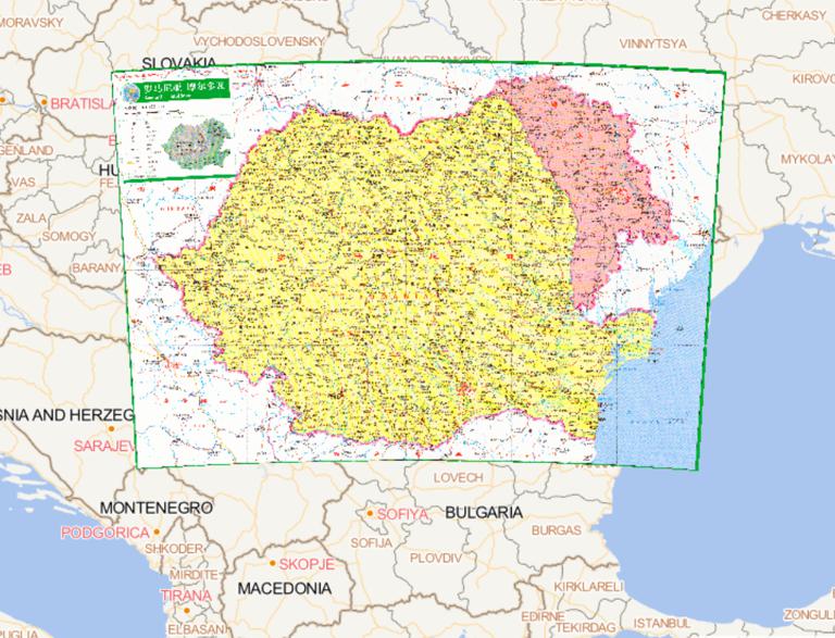 Online map of ,Moldova, Romania