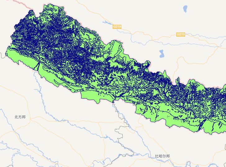 Online map of Nepal Energy