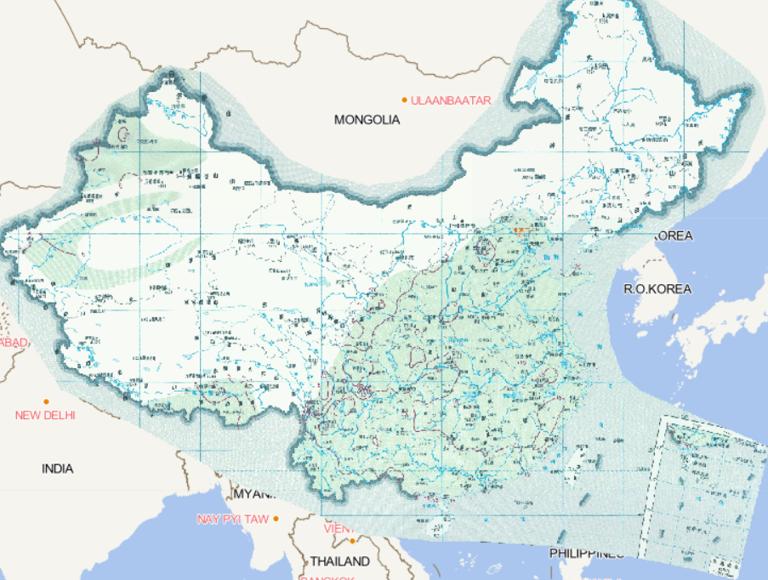 Online map of wheat scab occurrence meteorological conditions in China