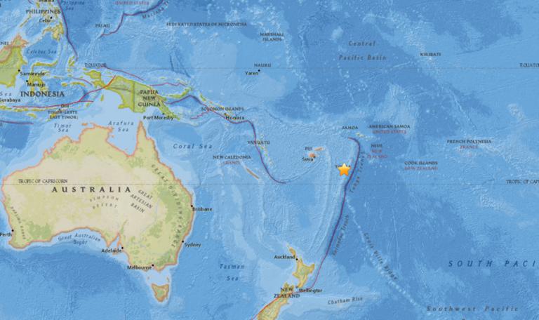 October 17, 2017 Earthquake Information of Nuku`alofa, Tonga