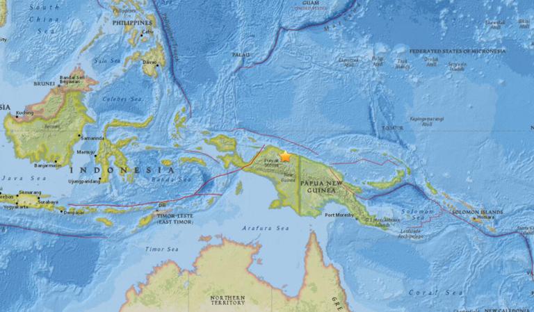 December 23, 2017 Earthquake Information of 128km W of Abepura, Indonesia