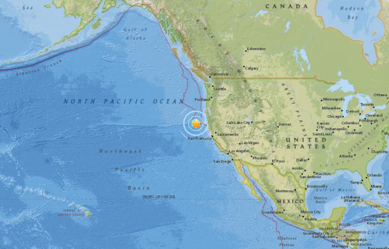 September 22, 2017 Earthquake Information of Ferndale, California