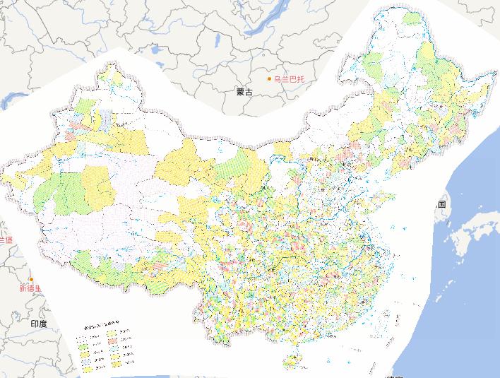 Address disaster survey spaning brae, hill, and county as well as working degree in each area(2010) online map