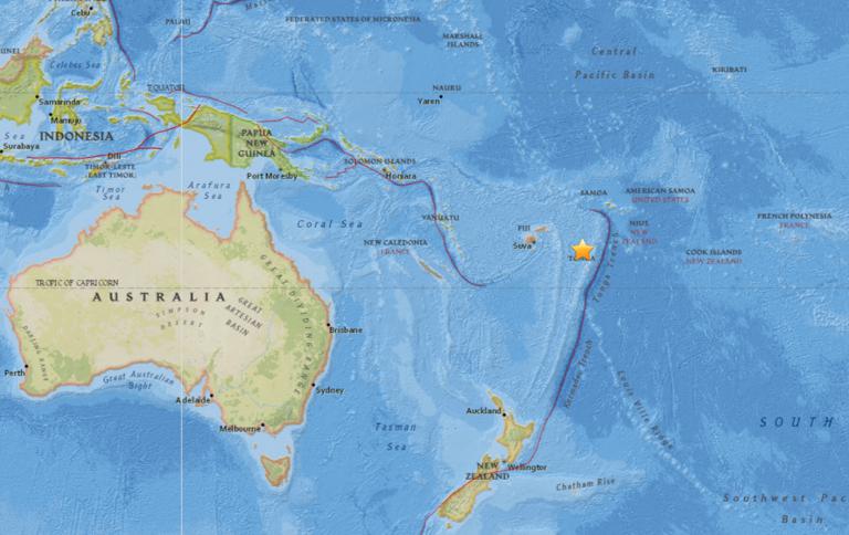 October 7, 2017 Earthquake Information of Pangai, Tonga