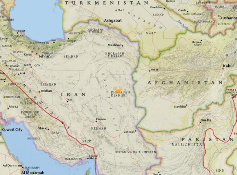 September 5 , 2017 Earthquake Information of Birjand, Iran