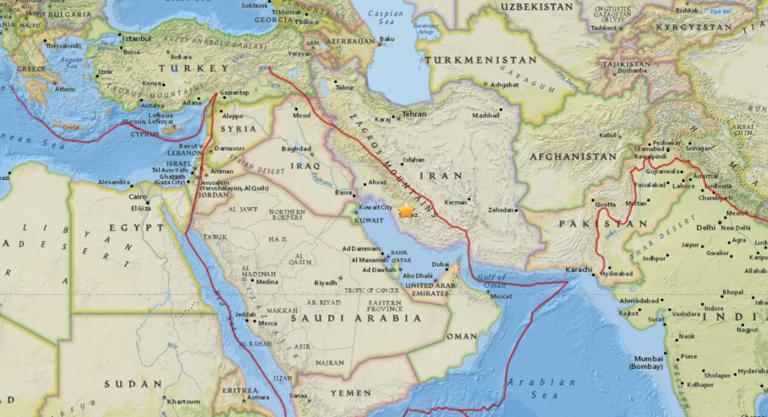 December 30, 2017 Earthquake Information of 32km ESE of Kazerun, Iran