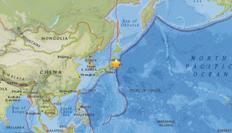 April 4, 2018 Earthquake Information of 65km E of Namie, Japan