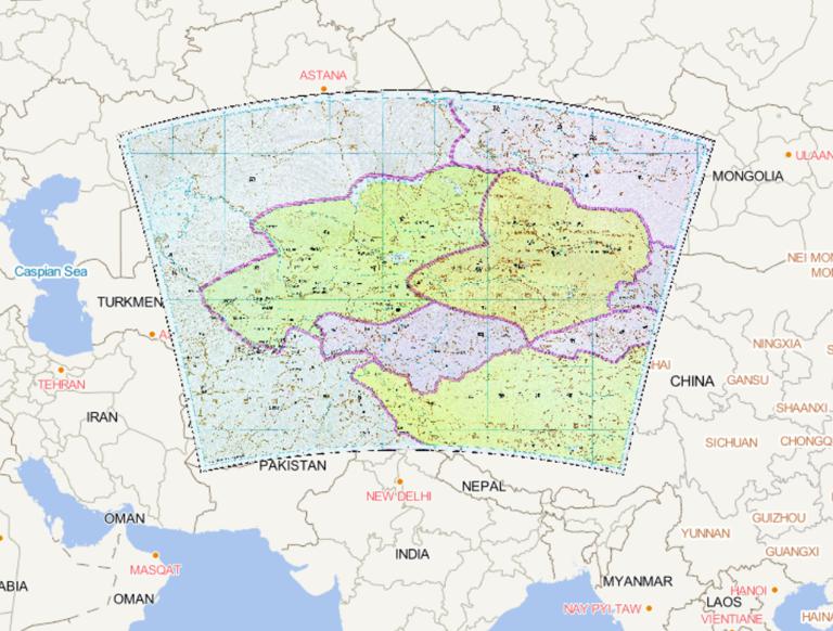 The history map of black Khan in the Northern Song Dynasty of China