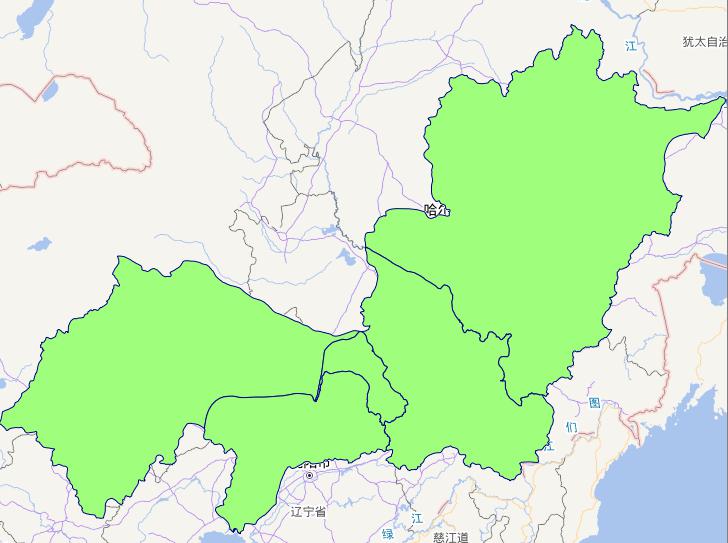 Online map of the 2ed grade basin boundary in Songliao basin