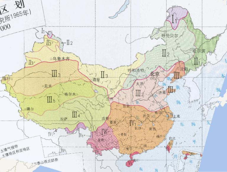 Chinese Soil Division (1965) Online map