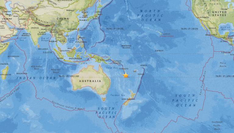 November 4, 2017 Earthquake Information of Tadine, New Caledonia