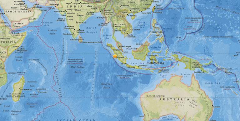 February 3, 2018 Earthquake Information of 60km ENE of Muara Siberut, Indonesia