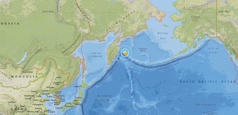 January 25, 2018 Earthquake Information of  38km NE of Nikol'skoye, Russia