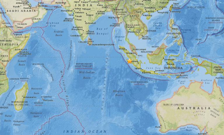 December 17, 2017 Earthquake Information of 56km SSW of Painan,Indonesia