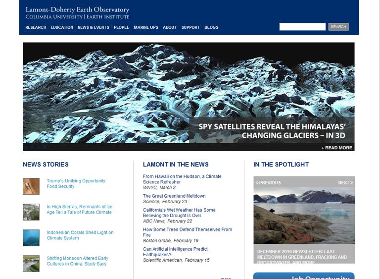 Columbia University,  Lamont-Doherty  Earth Observatory