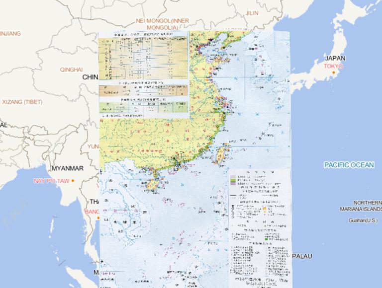 Online map of Chinese coastal beaches, ports, tourism resources and marine development