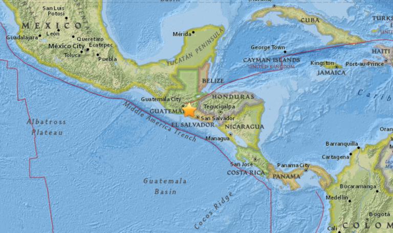 April 25, 2018 Earthquake Information of 7km NE of Quesada, Guatemala