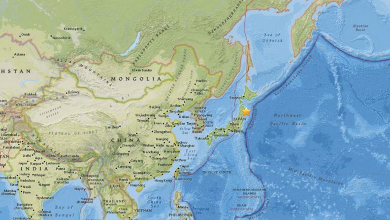 January 9, 2018 Earthquake Information of 5km NE of Miyako, Japan