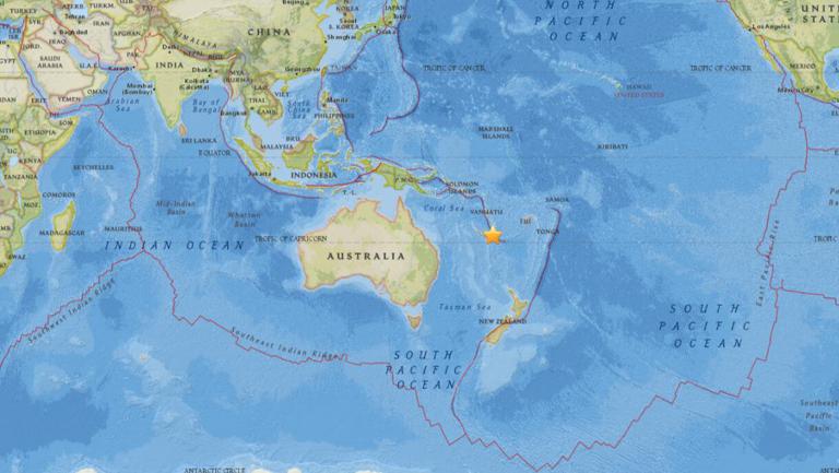 November 10, 2017 Earthquake Information 73km E of Tadine, New Caledonia