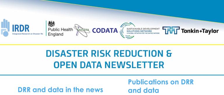 Disaster Risk Reduction and Open Data