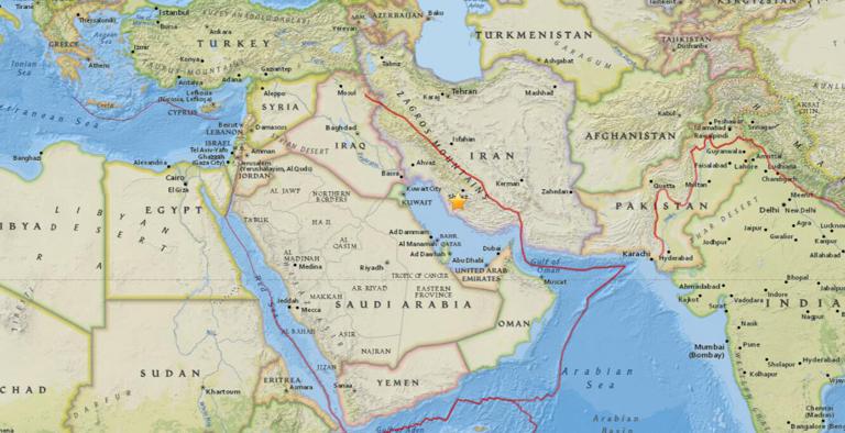 January 13, 2018 Earthquake Information of 46km W of Firuzabad, Iran