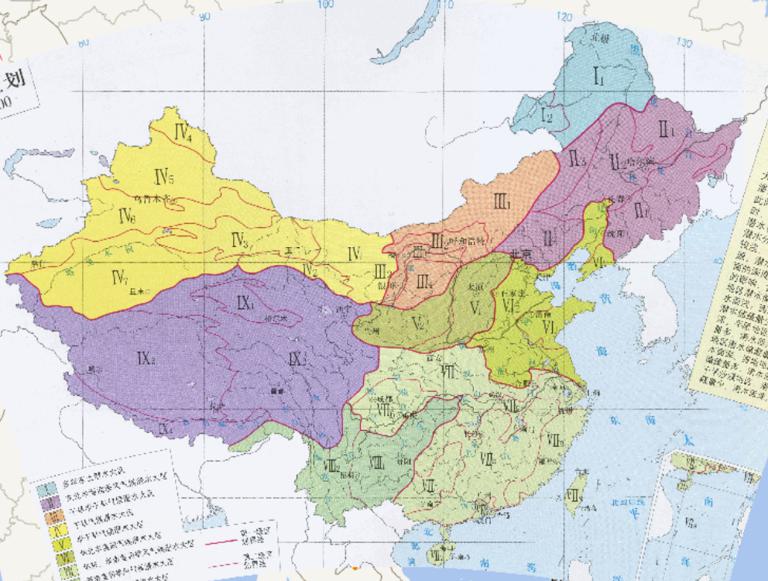 Map of Chinese Diving Zoning