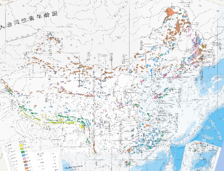 Online map of intrusive rock isotopic age in China