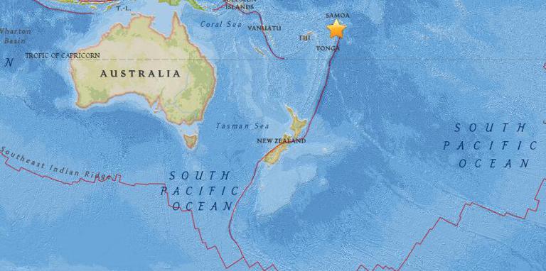 May 20, 2018 Earthquake Information of 65km NNE of Hihifo, Tonga