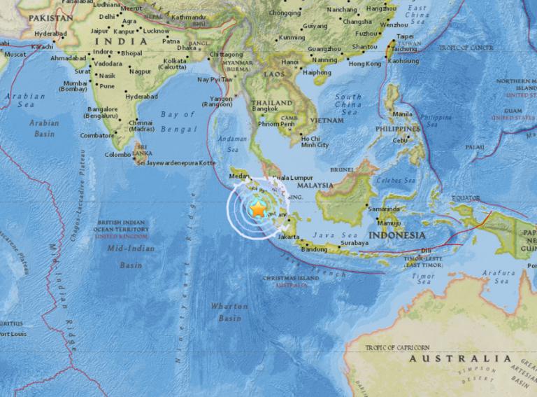 August 31, 2017 Earthquake Information of Indonesia